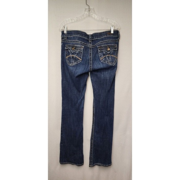 Kut From The Kloth Straight Leg Stretch Blue Denim Jeans Size 8 - Picture 2 of 6